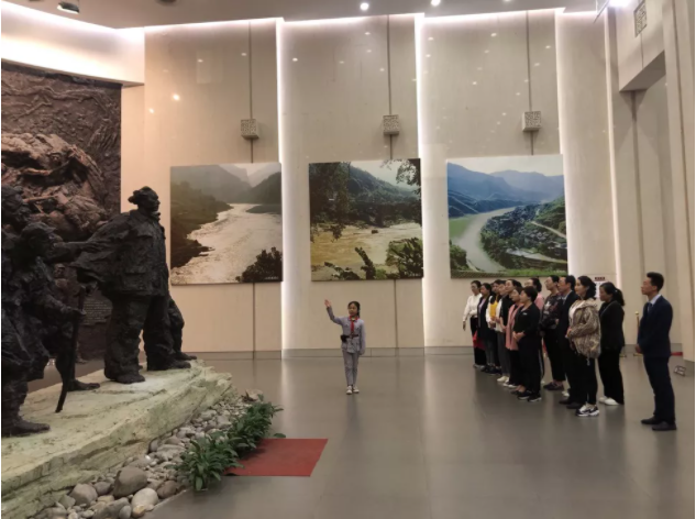 会宁县红军会宁会师旧址管理委员会到我馆考察